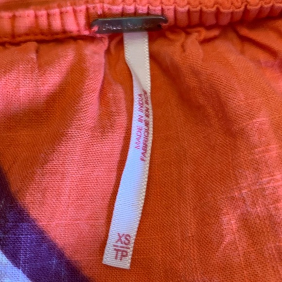 Free people halter top shirt blouse handkerchief bandanna boho hippie bohemian - Picture 7 of 8